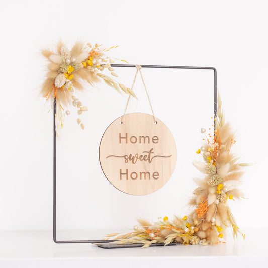 HOME sweet HOME floral cube