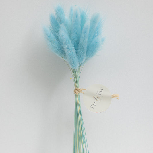 BRIGHT BLUE BUNNY TAILS